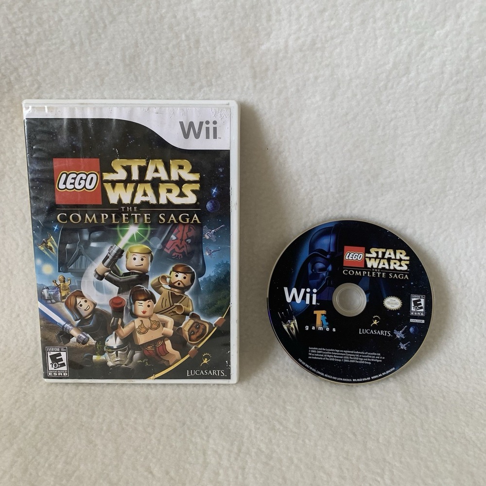 LEGO Star Wars - The Complete Saga (Wii, 2007) CIB Tested - Working